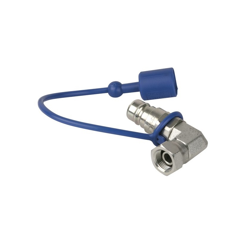 Showtec 61028 CO₂ 90° 3/8 to Q-lock Adapter male